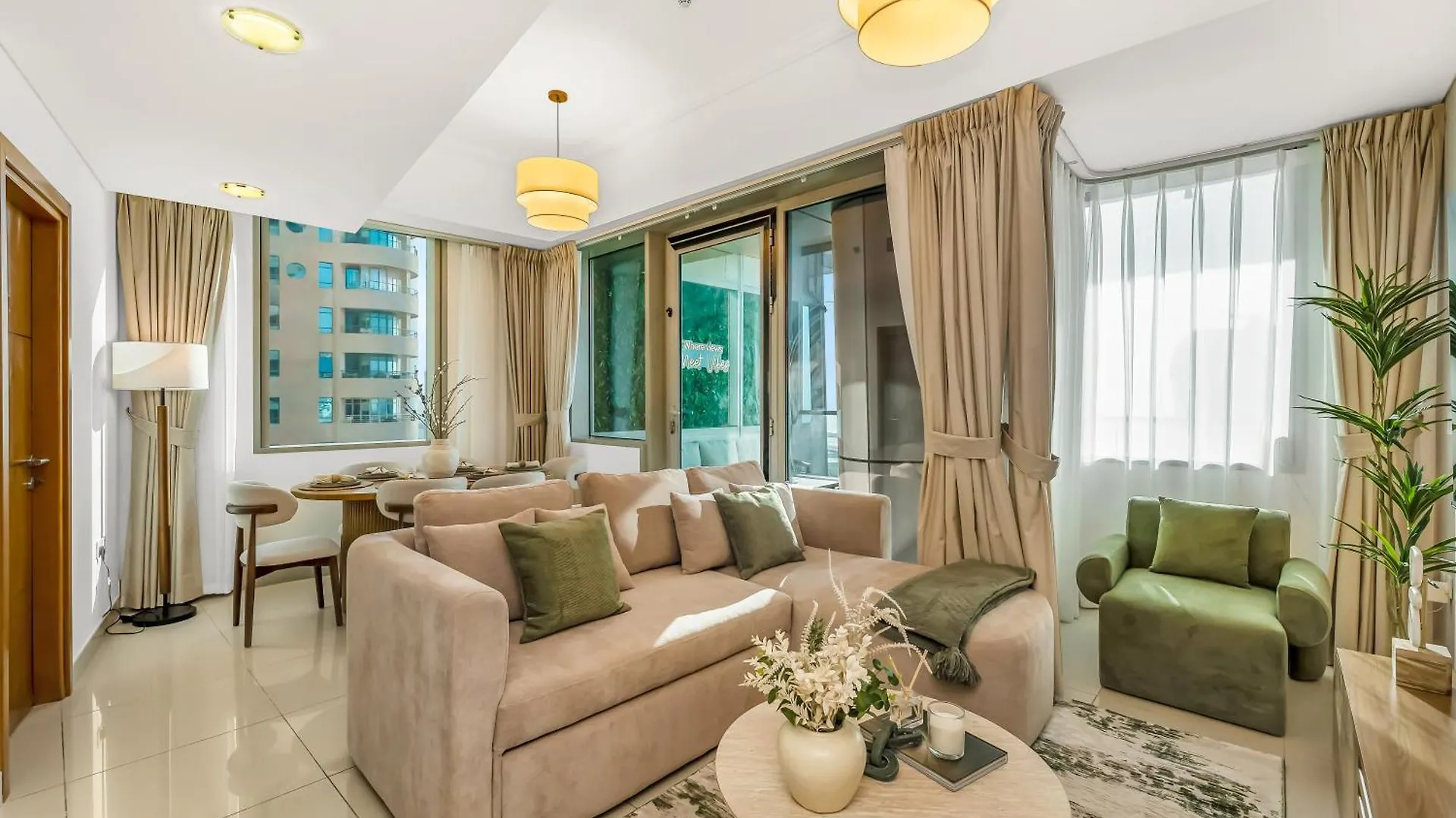 Sensational Direct Sea, Ain View And Palm Jumeirah In Dubai Marina 아파트